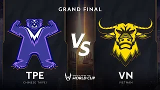 Việt Nam vs Đài Bắc Trung Hoa  - Chung Kết AWC 2019 - Garena Liên Quân Mobile