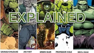 Hulk personalities EXPLAINED