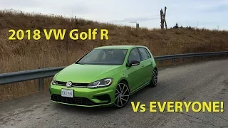 Hot Hatch Shootout 2018 | Golf GTi vs Golf R vs Civic Type R vs GLA 45 AMG vs Focus RS vs WRX vs STi