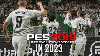 PES 2019 in 2023 Real madrid vs Manchester city Realistic Gameplay