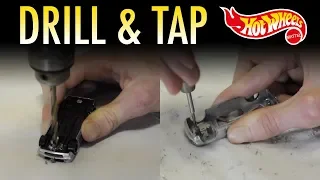 Learn how to Wheel Swap / add real riders like a professional: Drill & Tap Hot Wheels Cars