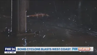 Bomb cyclone impacting California, other west coast states