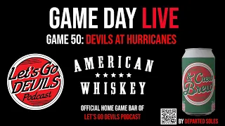 Game 50: Devils At Hurricanes (Game Day Live!)