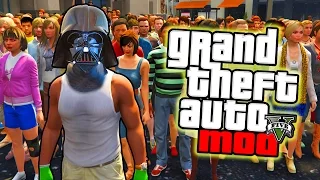 GTA 5 PC Mods - MIND CONTROL MOD! GTA 5 Star Wars Force Super Powers Mod! (GTA V PC Mod)