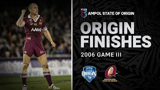 Where the Maroons' dynasty began | Game 3, 2006 | Classic Origin Finishes | NRL