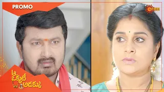 Aa Okati Adakku - Promo | 28 to 29 April 2022 | Telugu Serial | Gemini TV