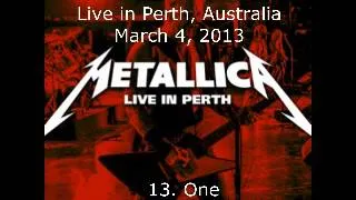 Metallica Live in Perth, Australia - 13. One