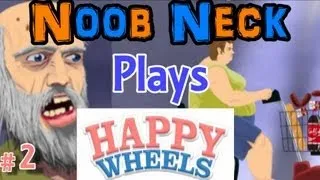 Noob Neck Plays Happy Wheels: Bigfoot Is Gay!