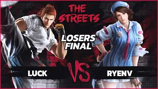 [Streets #19] BCe | Luck (Hwoarang) vs VMLN | RyenV (Paul/Asuka) - Losers Final - TEKKEN 8