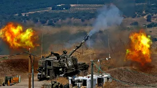 Hizbollah fires rockets into Israel in 'very dangerous' escalation of Iran shadow war