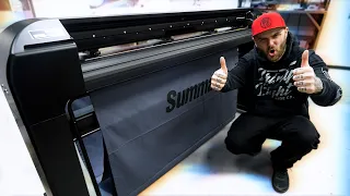 This Vinyl Cutter Is Insane!!! Setting Up My New Summa S2 T140