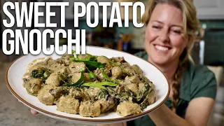 Plant-Based Sweet Potato Gnocchi (Gnocchi can be EASY!)