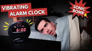 Review of the SONIC BOMB JR // Vibrating alarm clock for the hearing impaired