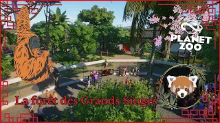 Planet Zoo SpeedBuild - Sekai No Iro #6 La forêt des Grands Singes (Orang-Outan et Siamang)