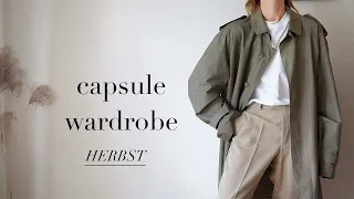 Meine HERBST CAPSULE WARDROBE | Minimalismus im Kleiderschrank