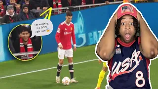 American Reacts to Epic Stadium Reaction on Cristiano Ronaldo Skills