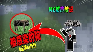 我的世界都市传说：如果狗被僵尸村民感染后，会发生什么？（Minecraft都市傳說）