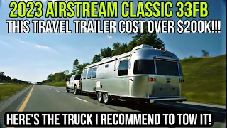 The 2023 Airstream Classic 33FB Is Packed With Luxury And Is The Most Expensive Travel Trailer Ever!