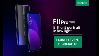 Oppo F11 Pro launch event in 13 minutes: 48MP camera, Helio P70