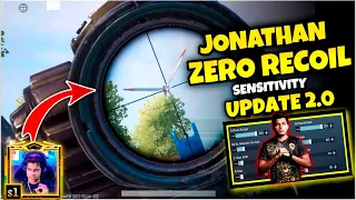 JONATHAN 6X 😈 ZERO RECOIL SENSITIVITY REVILE 💥 GRYO AND NON GYROSCOPE #sensitivity #jonathan