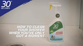 Spray and Walk Away Shower Cleaner - 30 Seconds   Shower