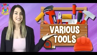 Learn Tools Names in English | Hand Tools and Power Tools for Kids