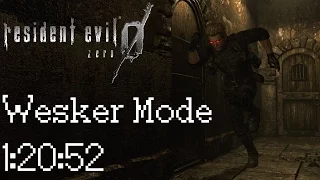 Resident Evil Zero HD Remaster Wesker Mode Speedrun (PC 60FPS) - 1:20:52