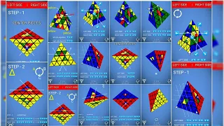 5X5 pyraminx Solved