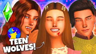 my wolf pups are TEENAGERS! (The Sims 4 Werewolves! 🐺Ep 13)