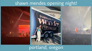 SHAWN MENDES WONDER THE WORLD TOUR | opening night!! | portland, oregon