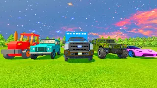 VOLKSWAGEN, DACIA, CHEVROLET, FERRARI by MAN TRANSPORTER!! Farming Simulator 22