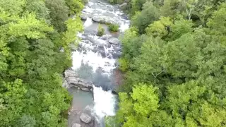 Ouachita Waterfalls Aerial Video