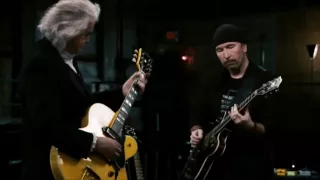 Jimmy Page, The Edge & Jack White -  In My Time Of Dying (It Might Get Loud)