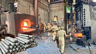 How Pakistani hardworking workers manufacturing Sugar Refinery Parts | Sugar Mill parts production