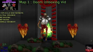 Doom 2 Crate Expectations Map 1 : Doom Unboxing Vid ( Ultra Violence 100% )