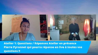 Atelier questions réponses avec Pierre Pyronnet et Sanaa le 29 septembre à 20h30