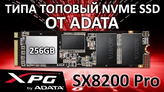 SSD ADATA M.2 XPG SX8200 Pro 256 Гб PCIe Gen3x4 3D TLC (ASX8200PNP-256GT-C) обзор