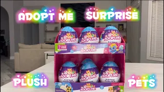 Adopt Me Surprise Plush Pets Unboxing!!