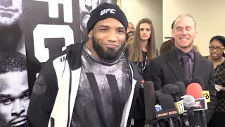 Yoel Romero Says He's in Michael Bisping's Head (UFC 205 Post)