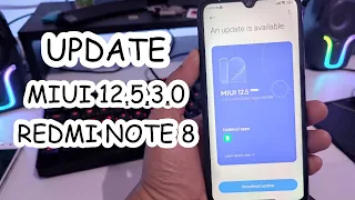 Update MIUI 12.5.3.0 Indonesia Redmi Note 8 Tips Manual Update OTA ROM