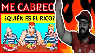 Ni el profesor más INTELIGENTE  podrá resolver todos los 17 acertijos | Serebo_9 | PT1