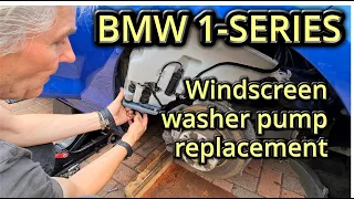 BMW 1-Series Washer Pump Replacement