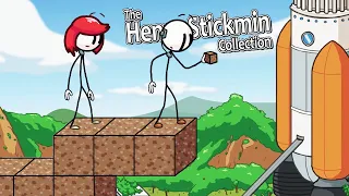 ПРИКЛЮЧЕНИЯ ГЕНРИ СТИКМЕНА - УНИЧТОЖАЕМ РАКЕТУ ШЛЯПНОГО КЛАНА! Игра The Henry Stickmin Collection