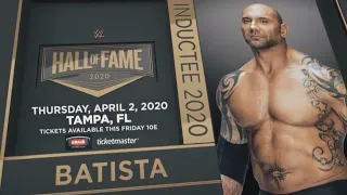 WWE Hall of Fame 2020: Batista Inductee - Video Tribute