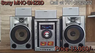 Sony MHC-GNZ8D (sold out)review call at 7814782002 Price 13000/-