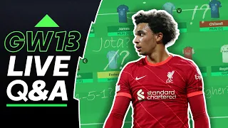 FPL GW13: DEADLINE STREAM - RANK 2! | Fantasy Premier League Tips | Gameweek 13 | 2021/22