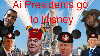 The Ai Presidents go to Disney World (Ep 3 of #ai #president) ft. Moist Critical and Sneako #meme