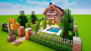 КРАСИВЫЙ ДОМ ДЛЯ ВЫЖИВАНИЯ В МАЙНКРАФТ С ДРУГОМ (Good house for survival Minecraft)