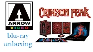 Arrow Video CRIMSON PEAK (2015) Limited Edition Blu-ray Unboxing