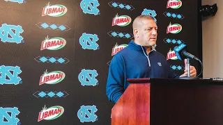 UNC Football Pre-South Carolina Press Conference - Phil Longo (8/26/2019)